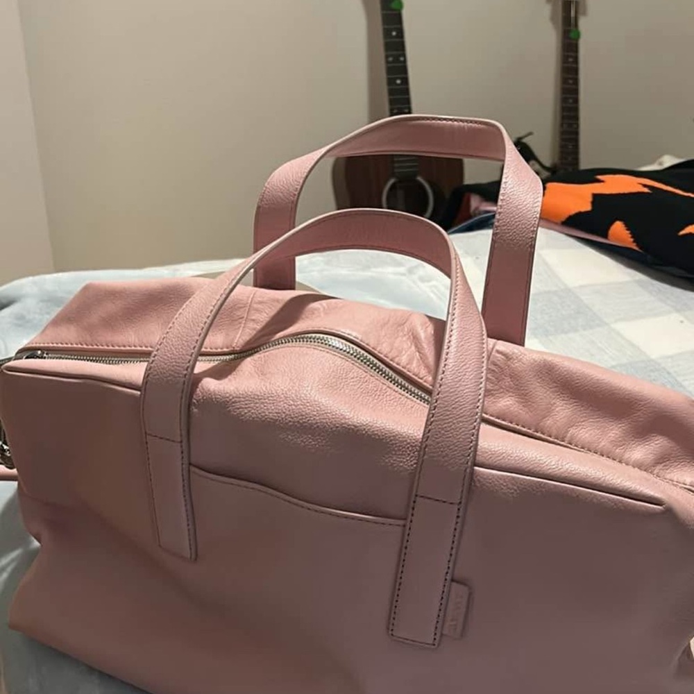 Away Gray and Pink Travel Bag